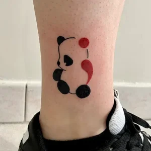 tatouage panda couleur tattoo chez l