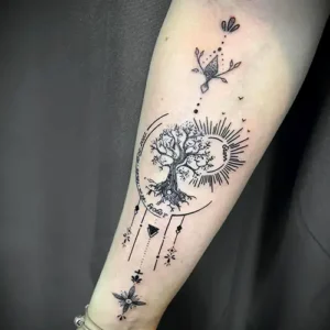tatouage graphique personnalisé