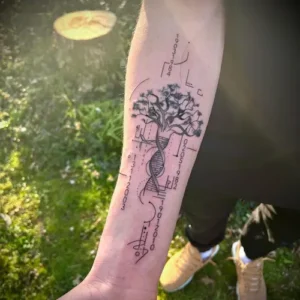 tatouage personnalisé arbre de vie