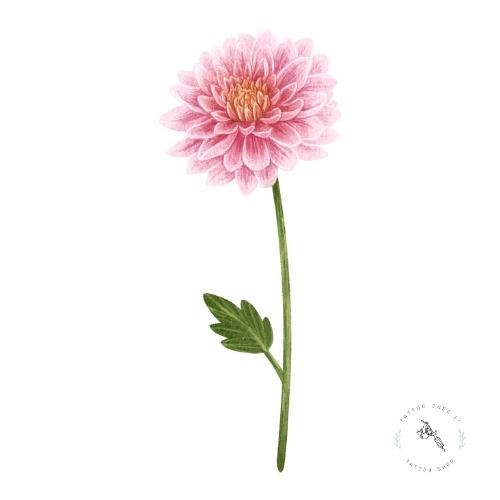 tatouage fleur signe astrologique bélier