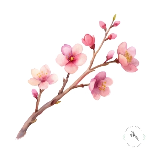 tatouage floral astrologique vierge