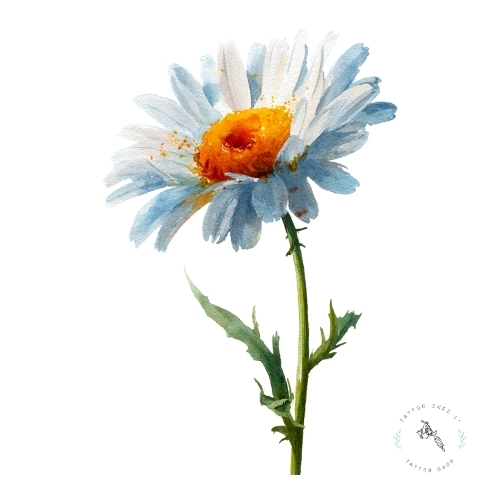 tatouage fleur signe astrologique scorpion