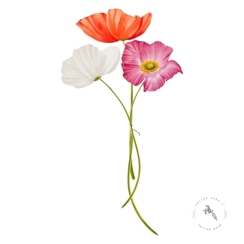 tatouage fleur signe astrologique sagittaire