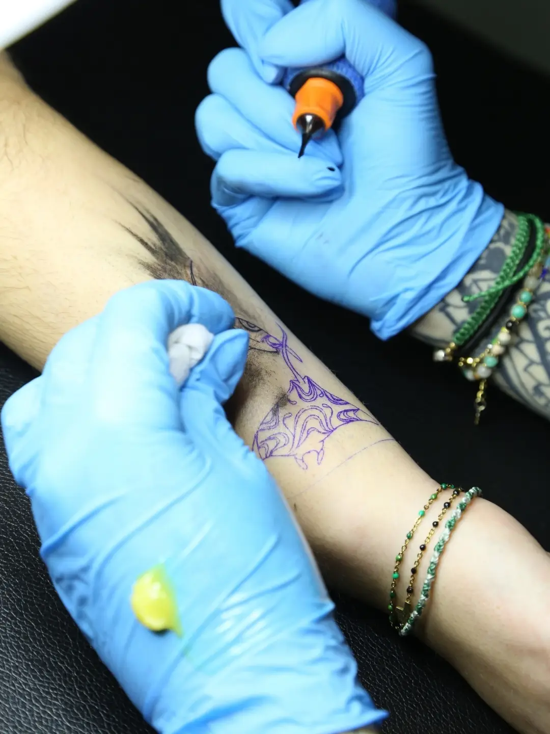 tattoo avant-bras zone peu sensible